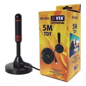 ANTENA FINA TDT DE CAJA 5MTS DVB-ZEN05